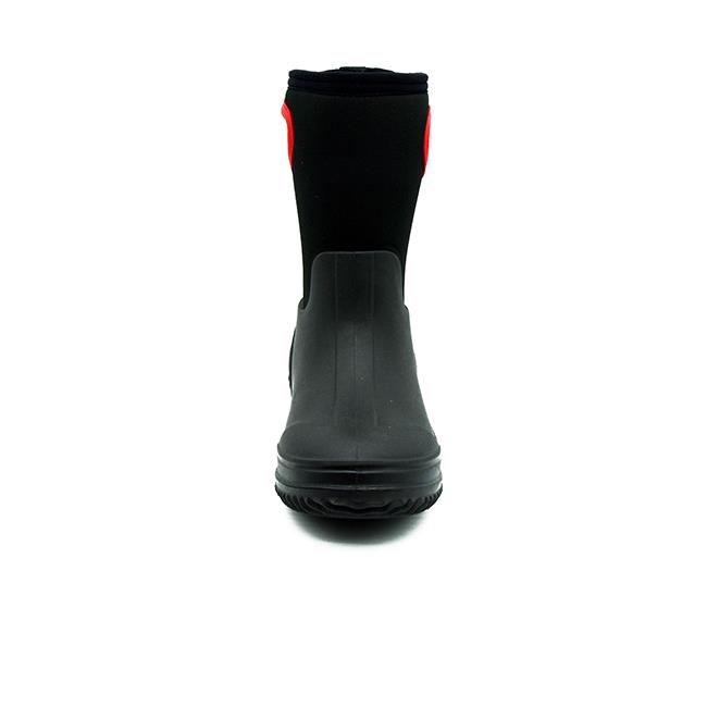 black waterproof boots  